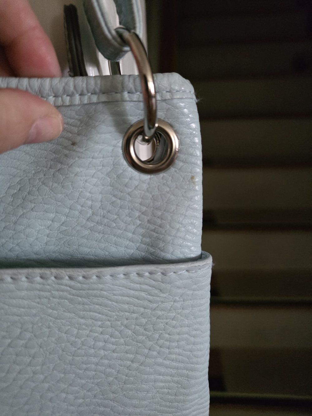 Source Unknown Light Blue Crossbody Bag - Slim Shoulder Purse - Picture 5 of 12